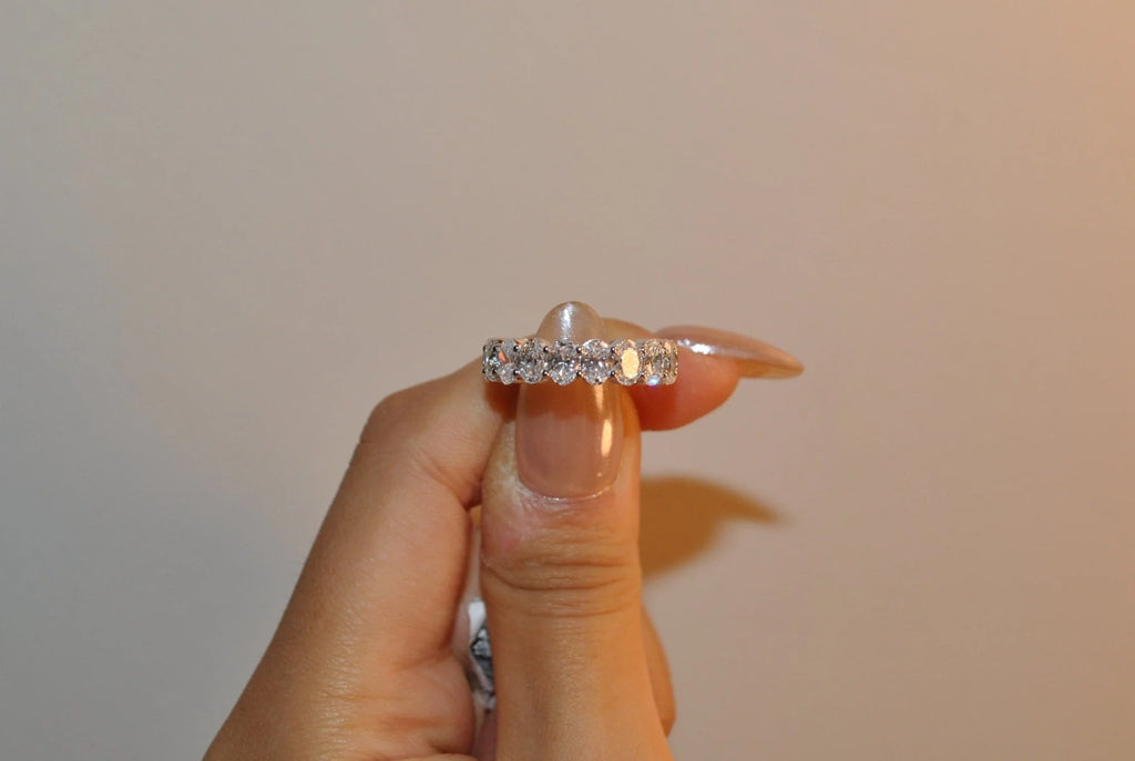 Oval Eternity Band