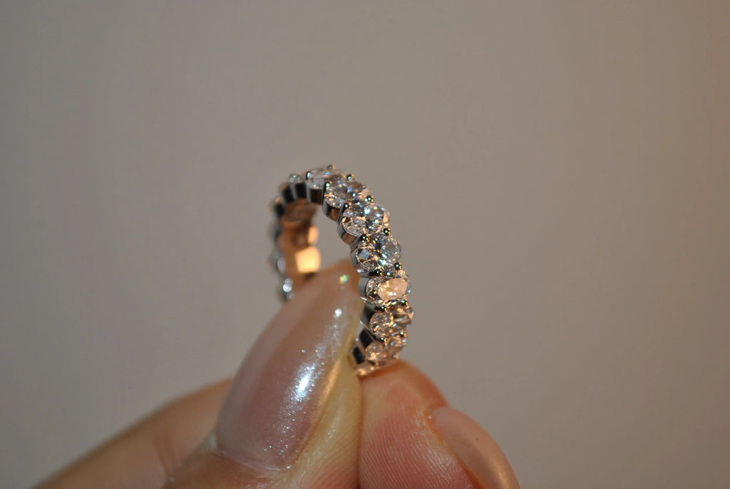 Oval Eternity Band