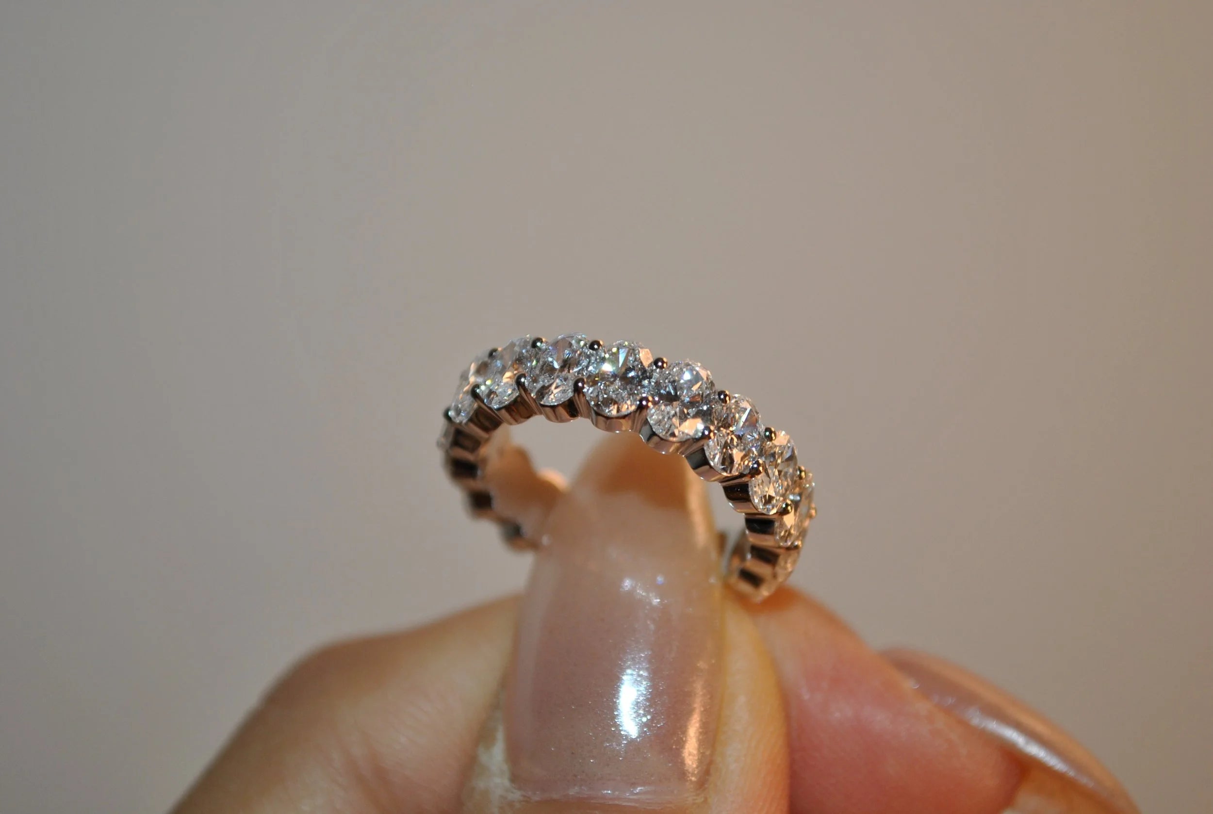 Oval Eternity Band