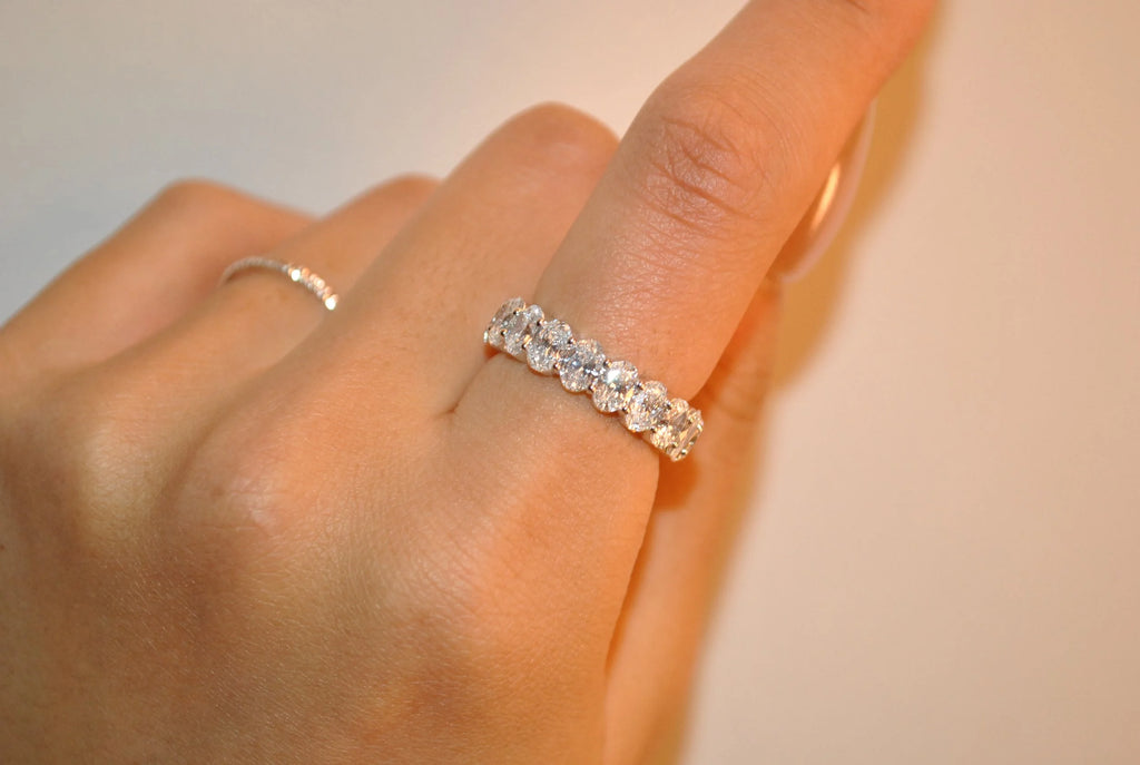 Oval Eternity Band