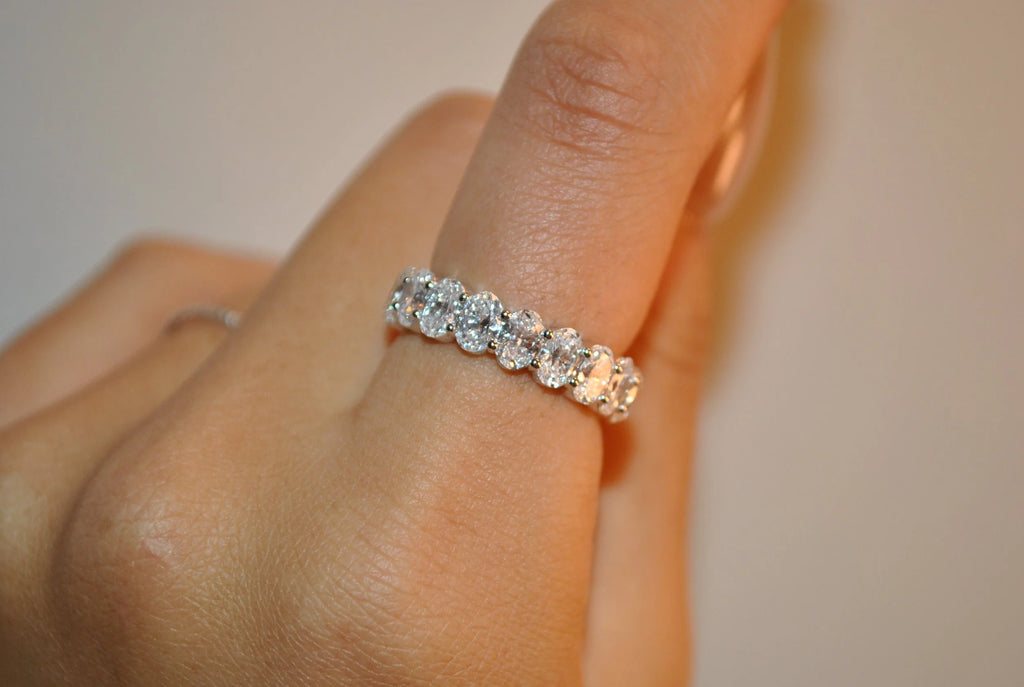 Oval Eternity Band