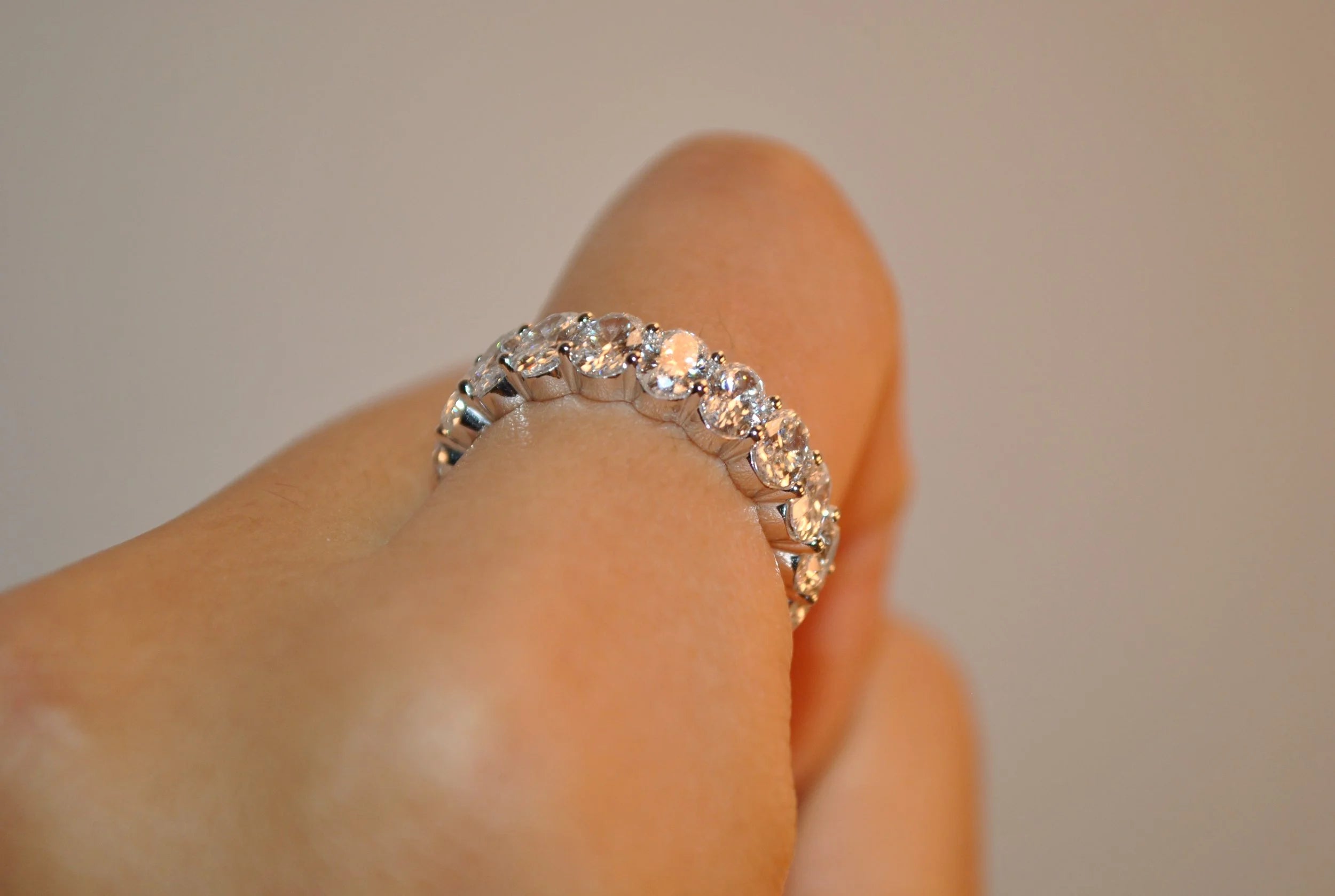 Oval Eternity Band