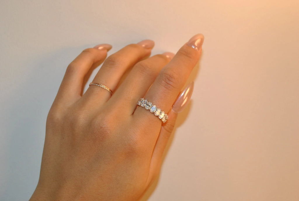 Oval Eternity Band