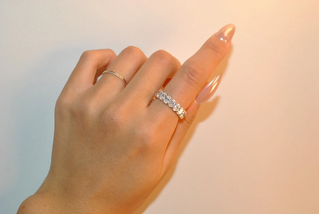 Oval Eternity Band