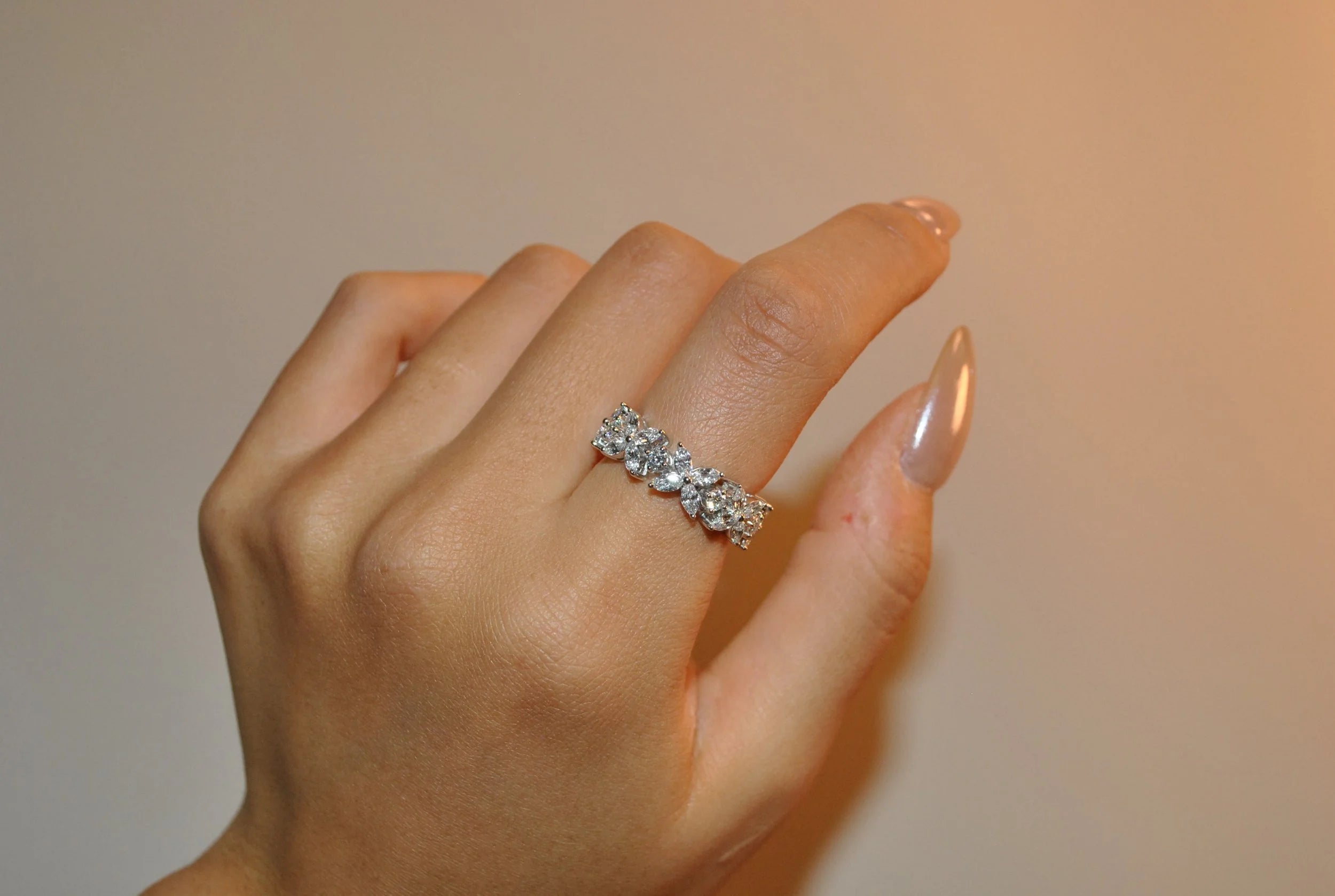 Flower Eternity Band