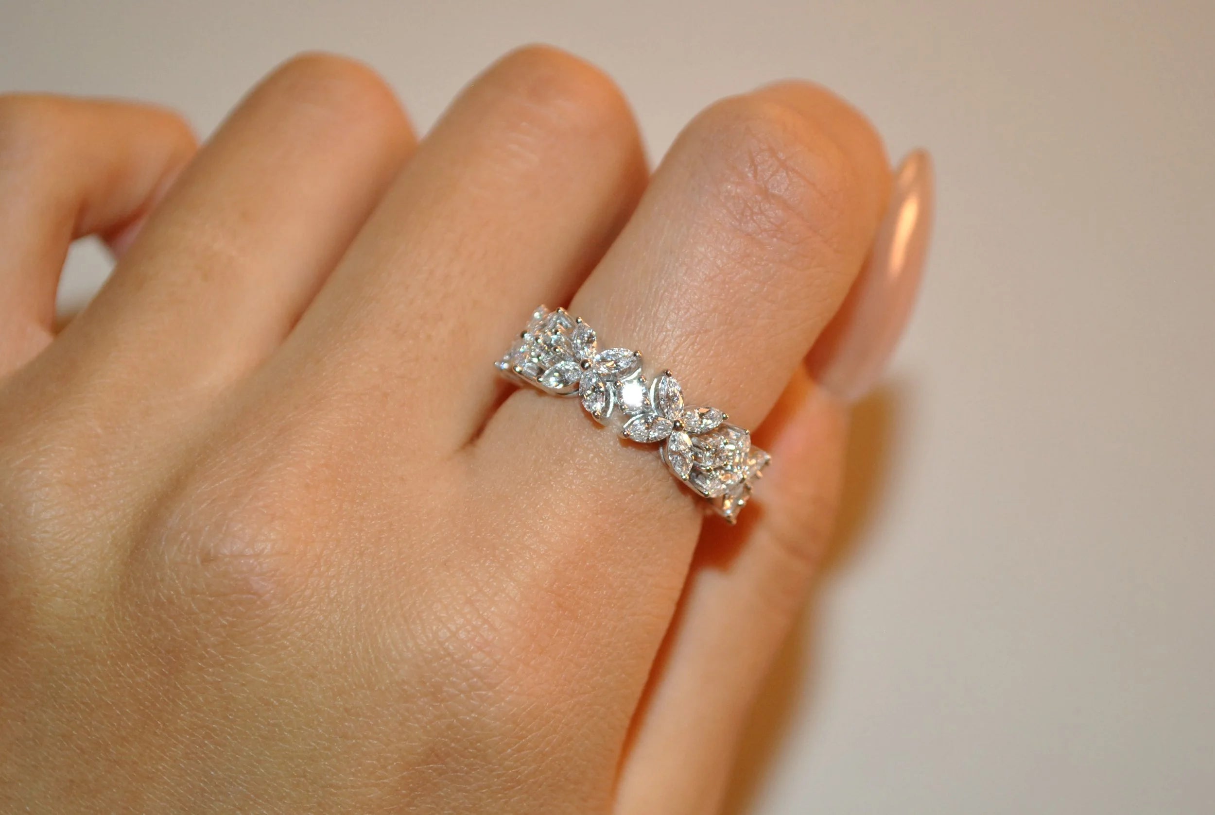 Flower Eternity Band