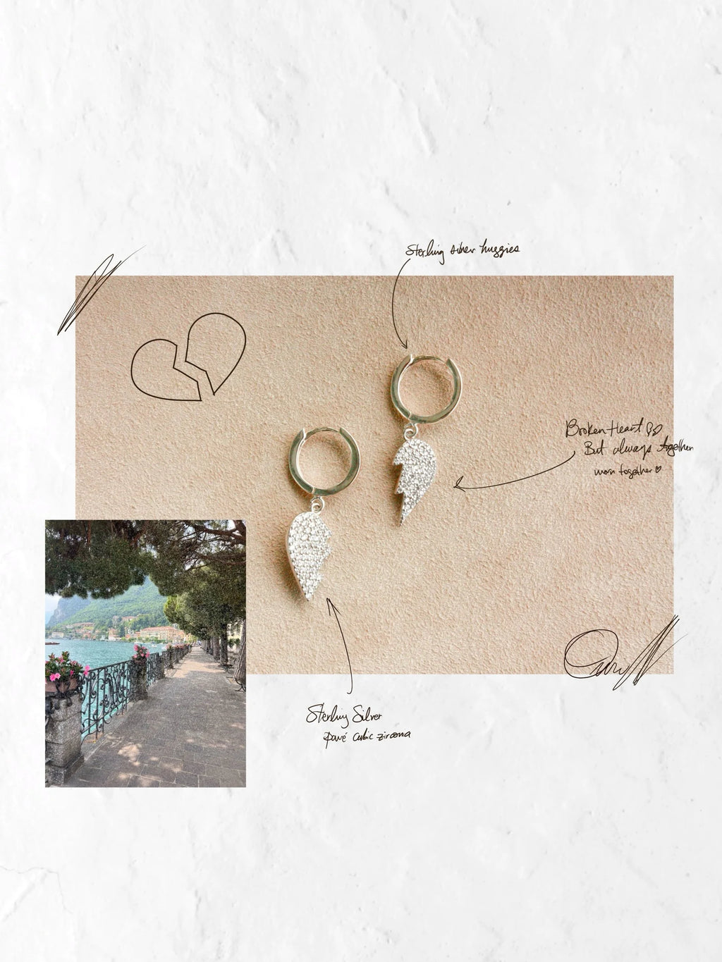 No. 11: Broken Together Heart Huggies
