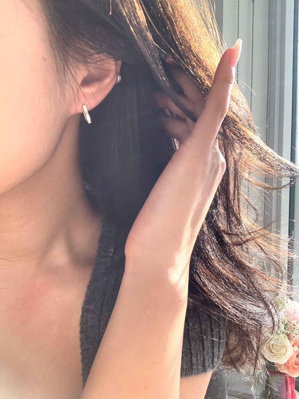Baguette Angular Earrings