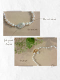 No. 2: Blue Silk Off-Side Baroque Center Necklace