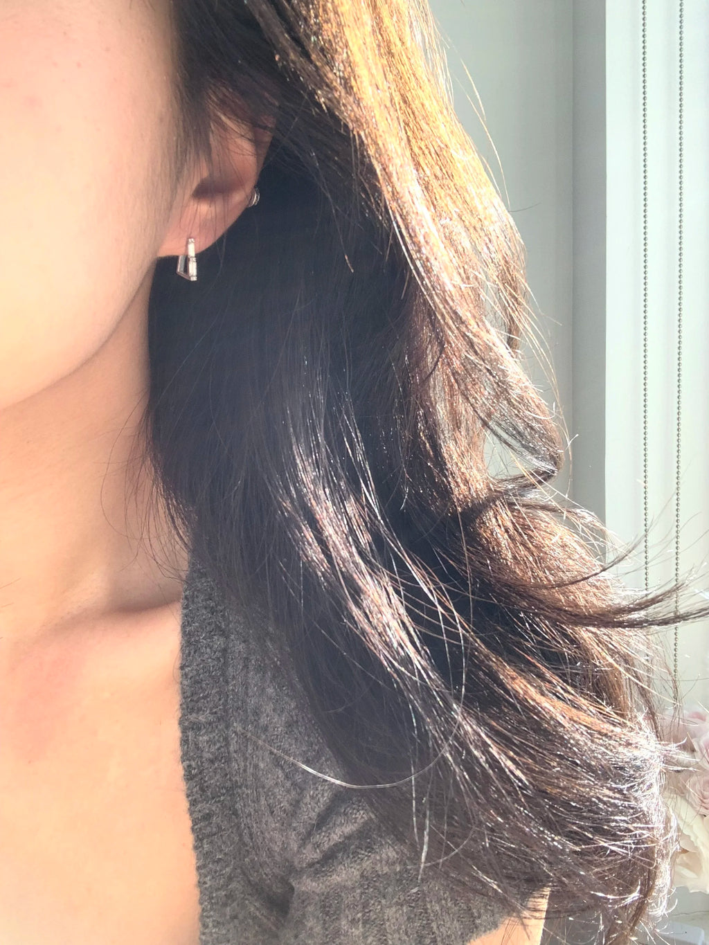 Baguette Angular Earrings