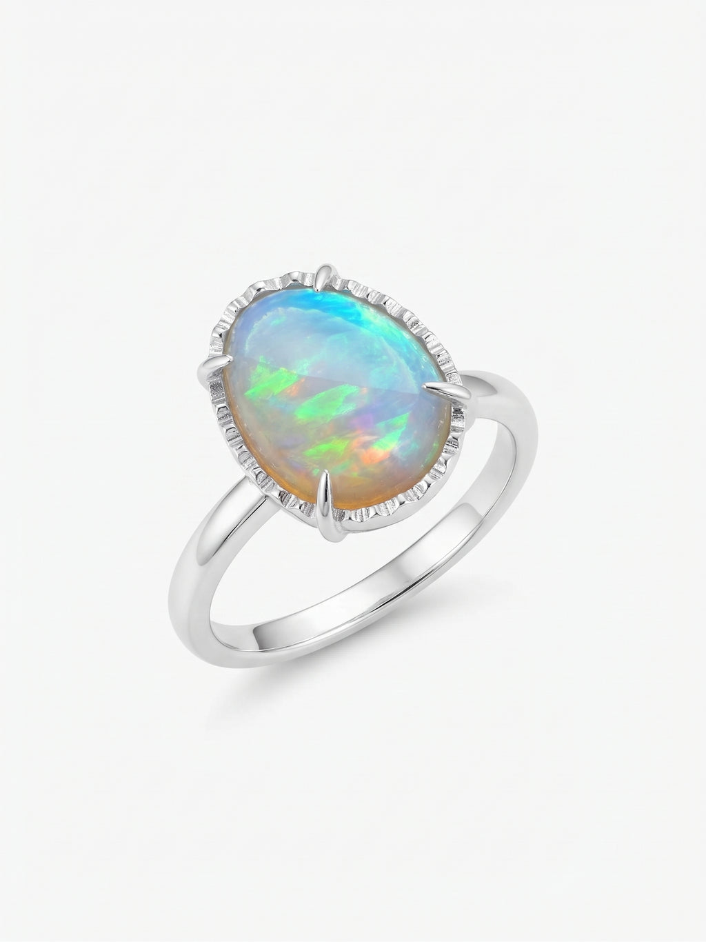 One-Off Opal Pear Ring