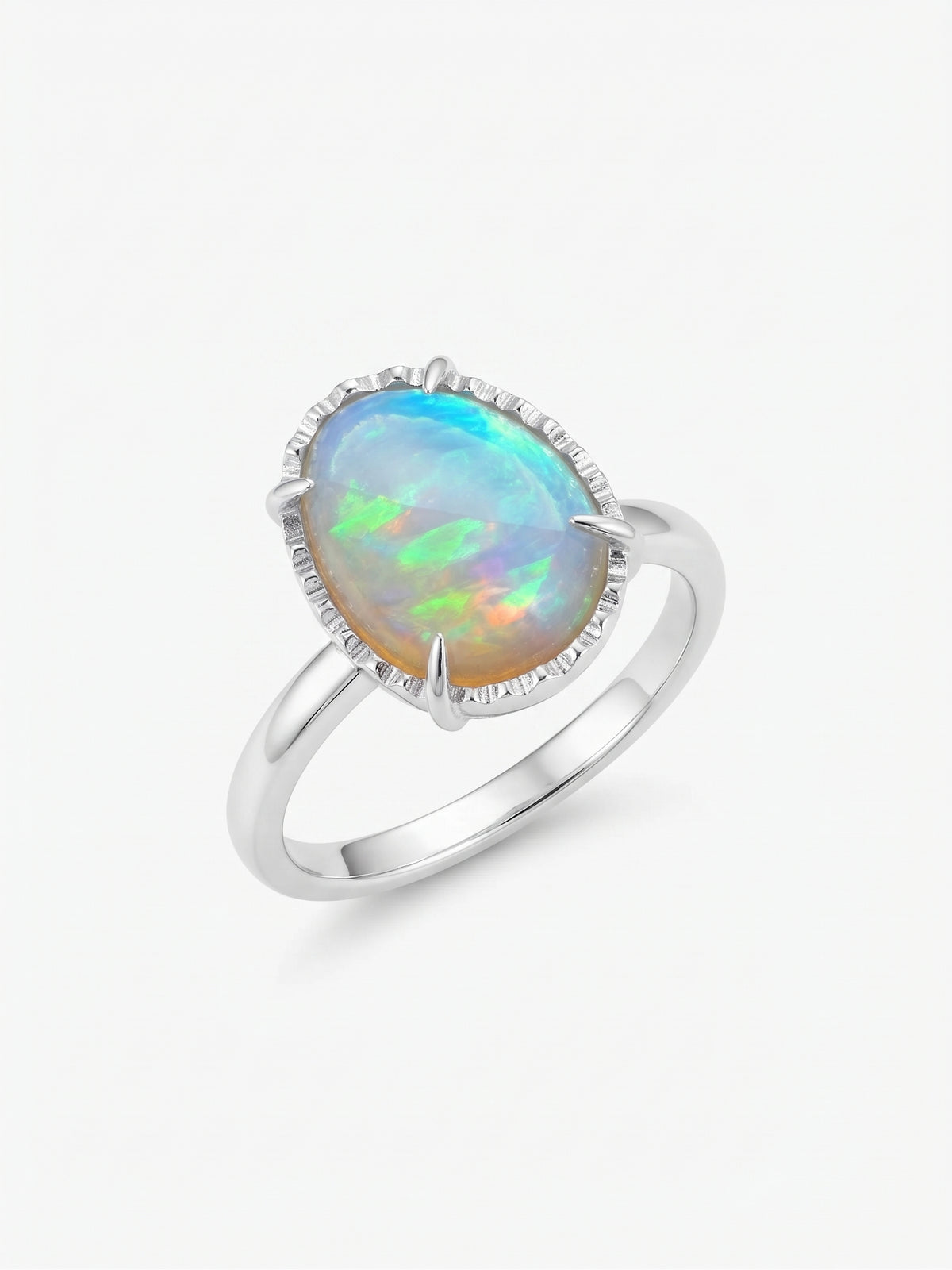 One-Off Opal Pear Ring