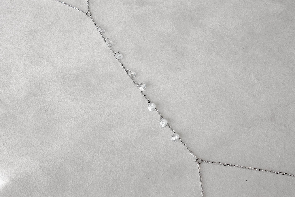 Rose-cut Hand Chain
