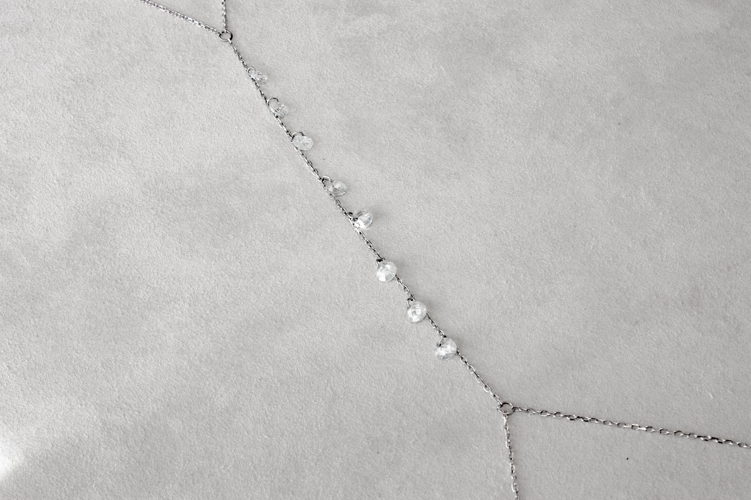 Rose-cut Hand Chain