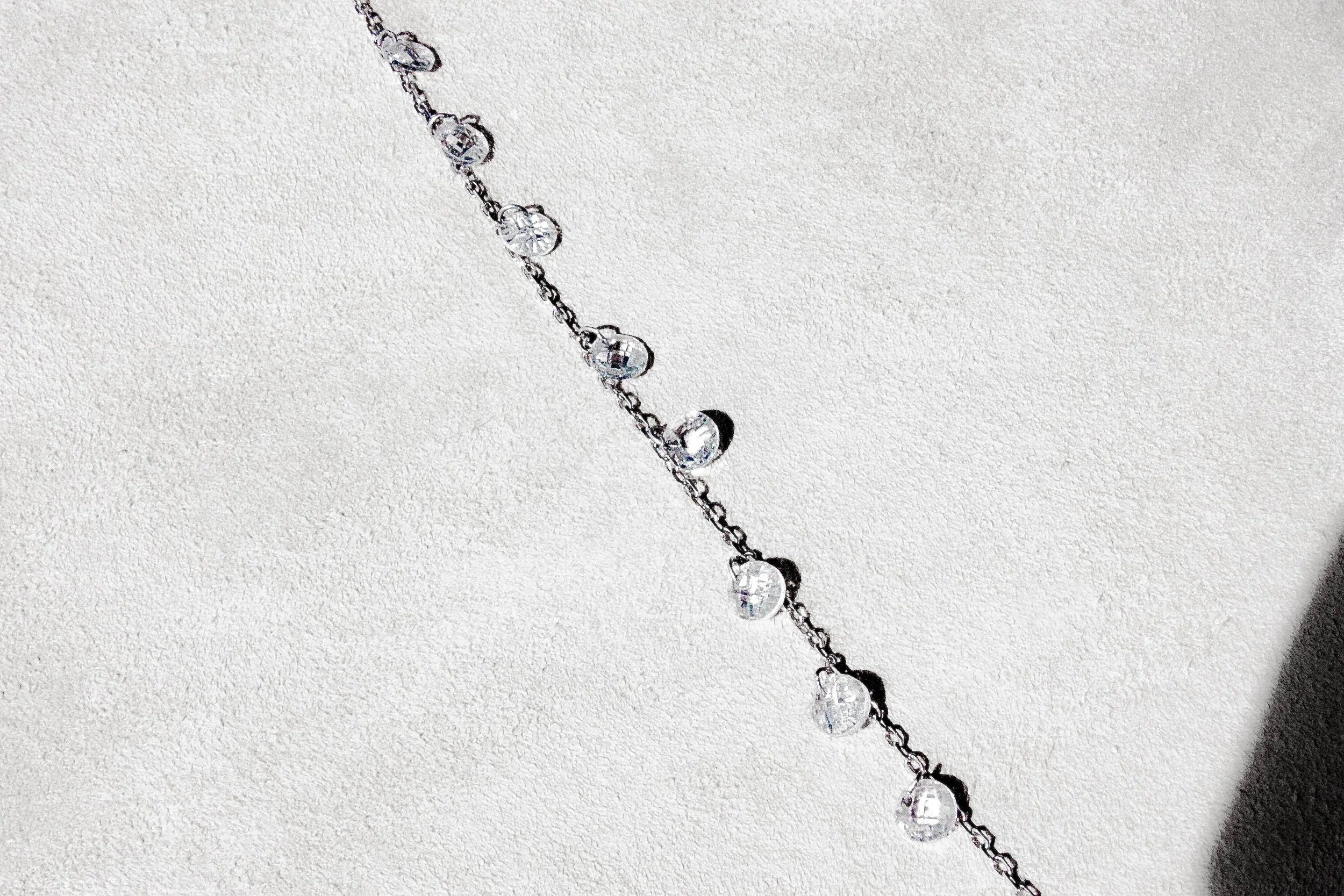 Rose-cut Hand Chain