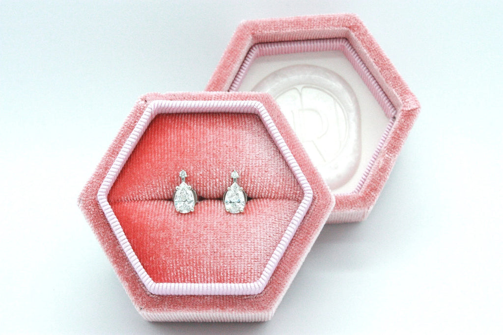 Accent Pear Studs