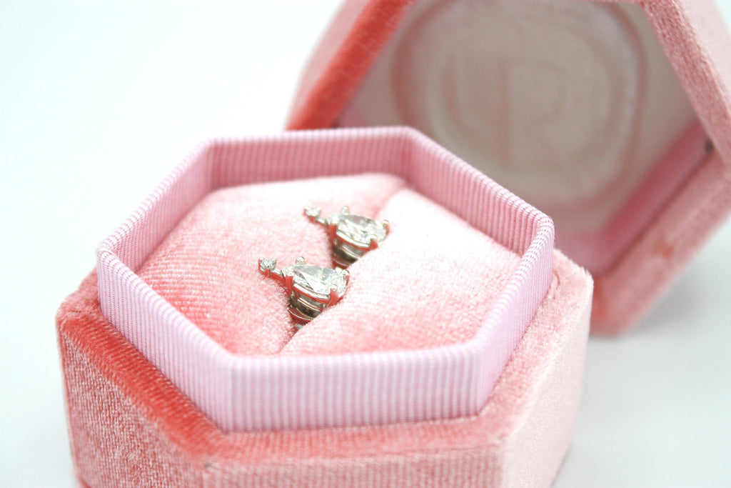 Accent Pear Studs
