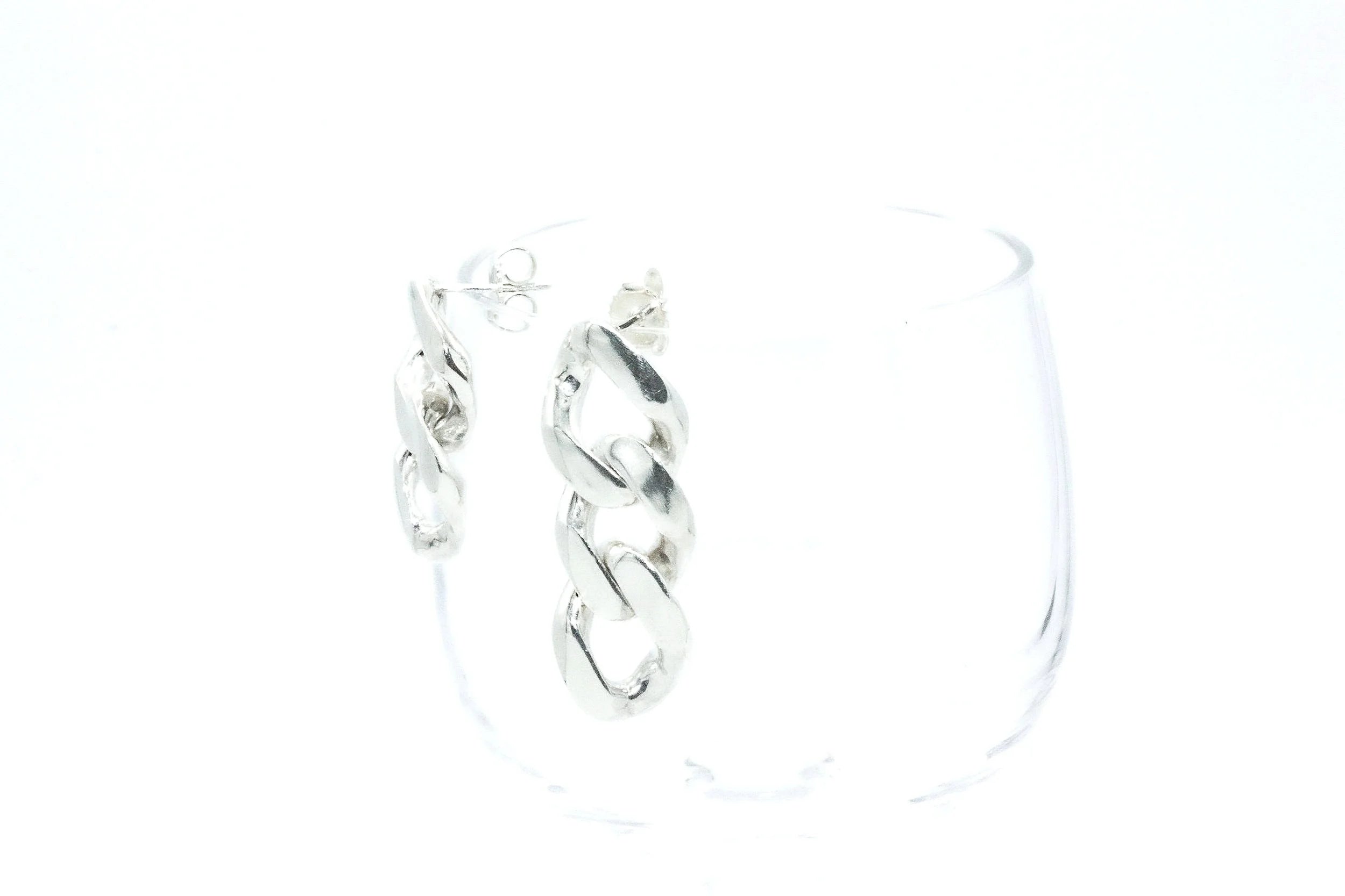 Asymmetric Chain Drop Earrings