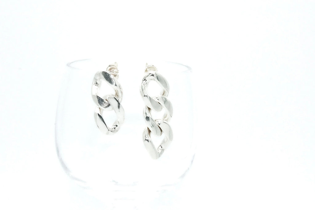 Asymmetric Chain Drop Earrings