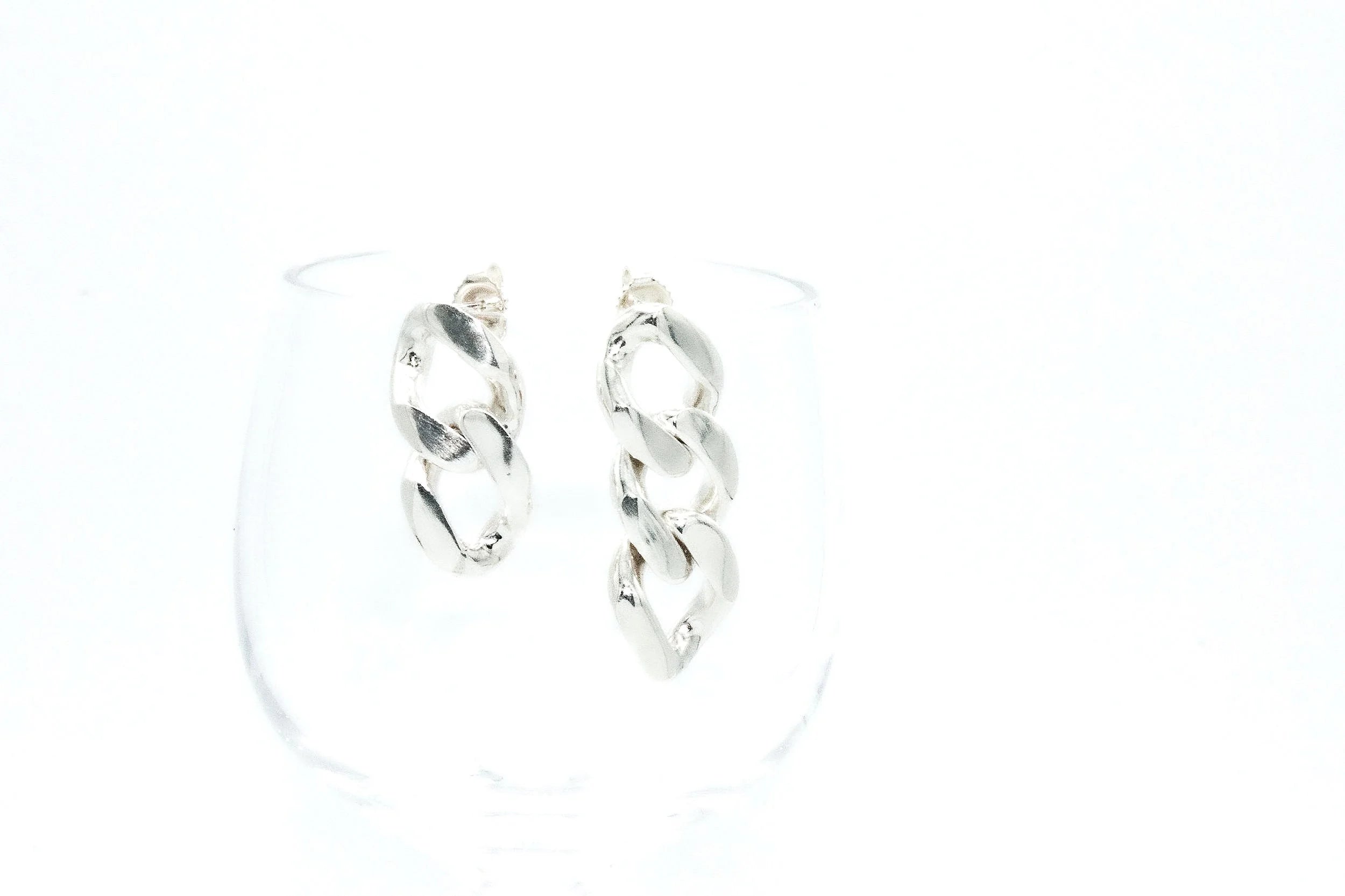 Asymmetric Chain Drop Earrings