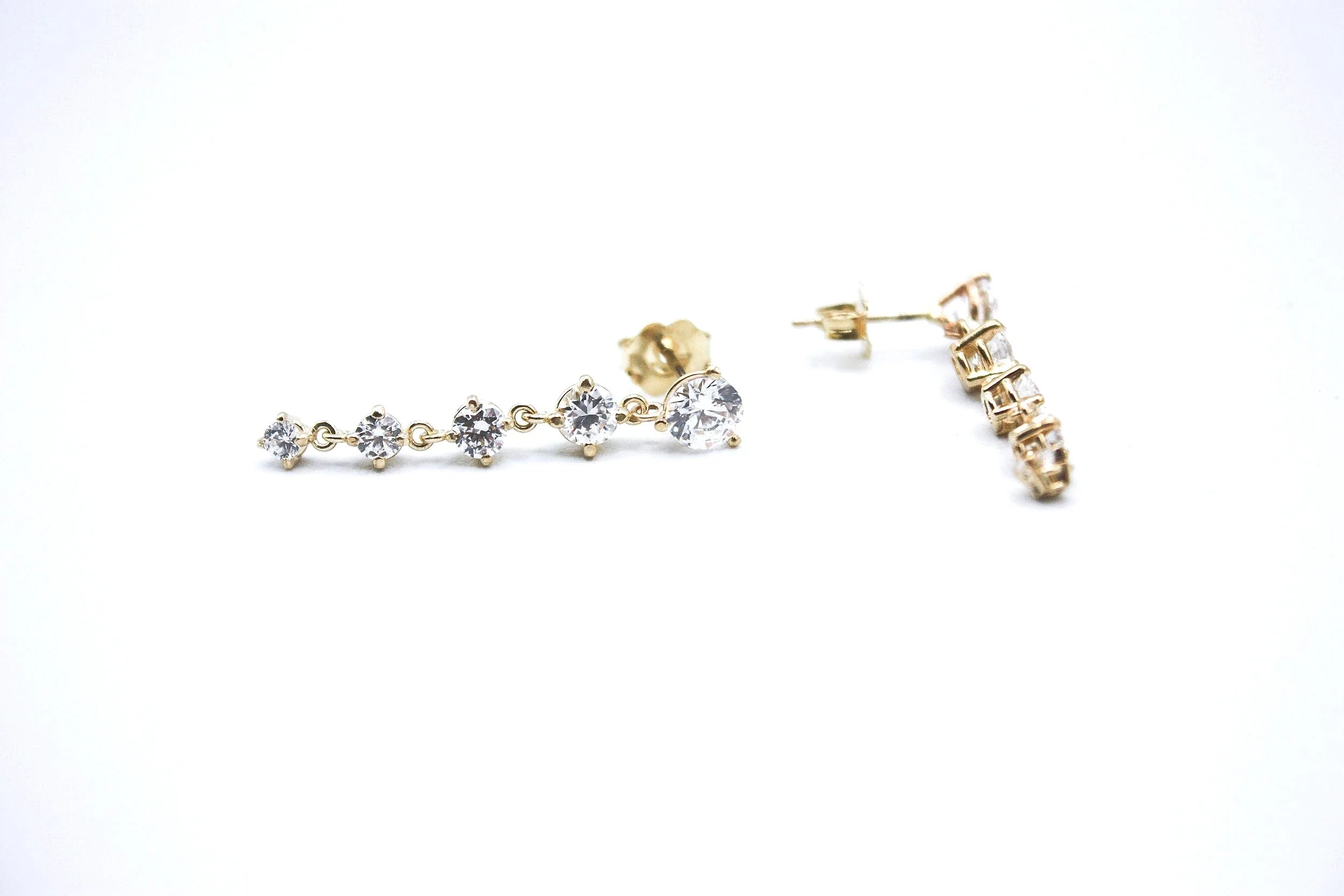 Diamond Droplet Earrings