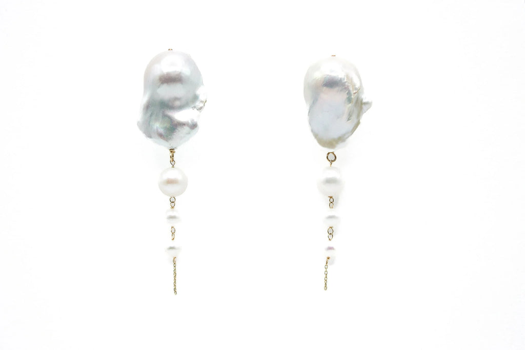Baroque Pear Drop Earrings