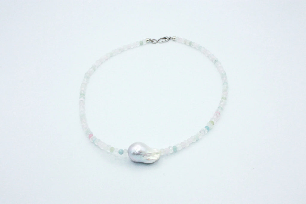 Pastel Baroque Pearl Chocker