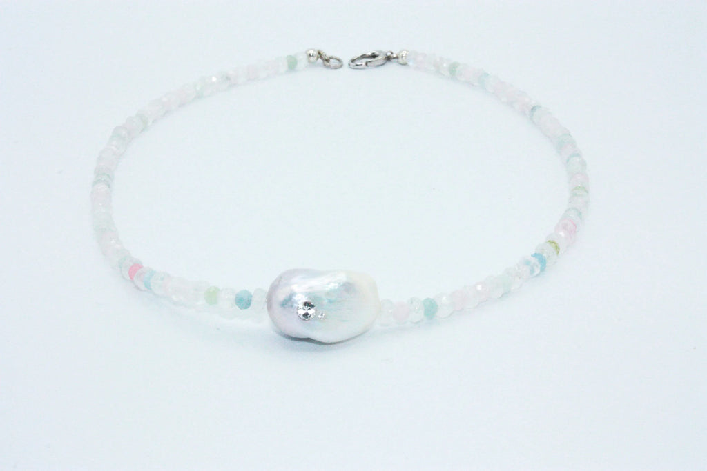 Pastel Baroque Pearl Chocker