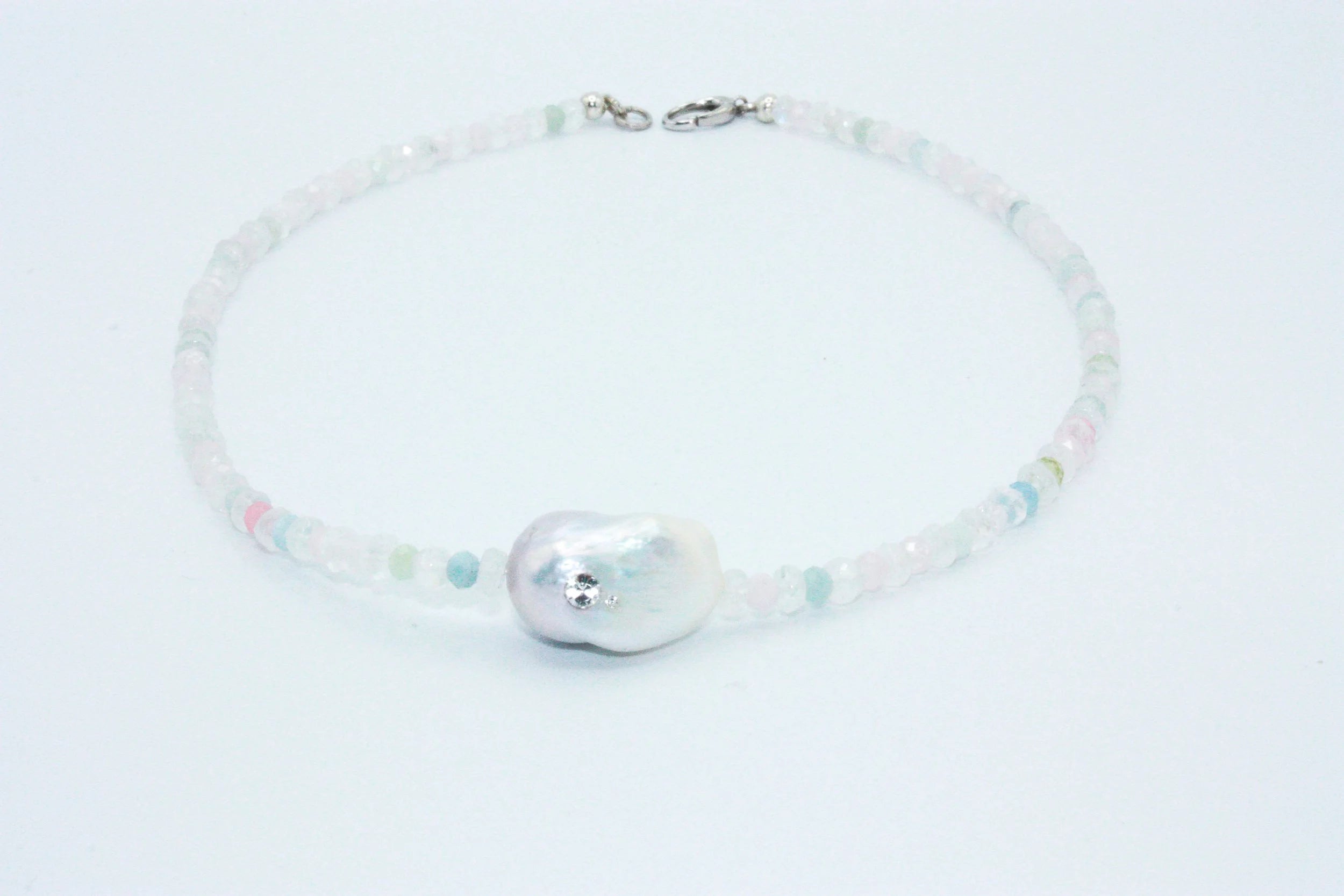 Pastel Baroque Pearl Chocker
