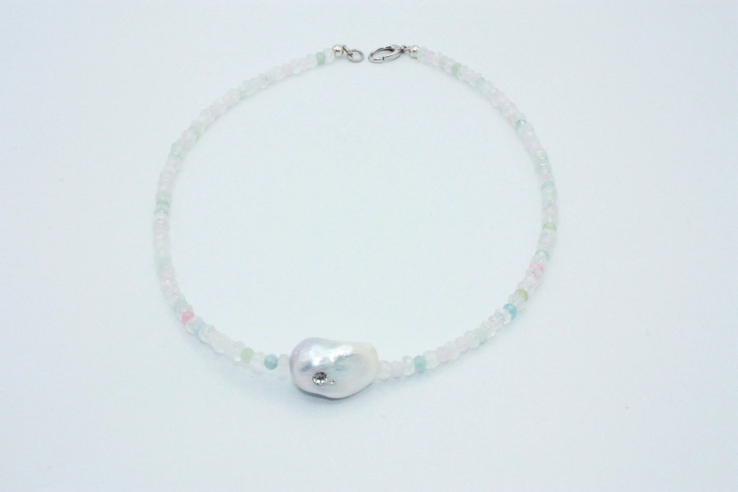 Pastel Baroque Pearl Chocker