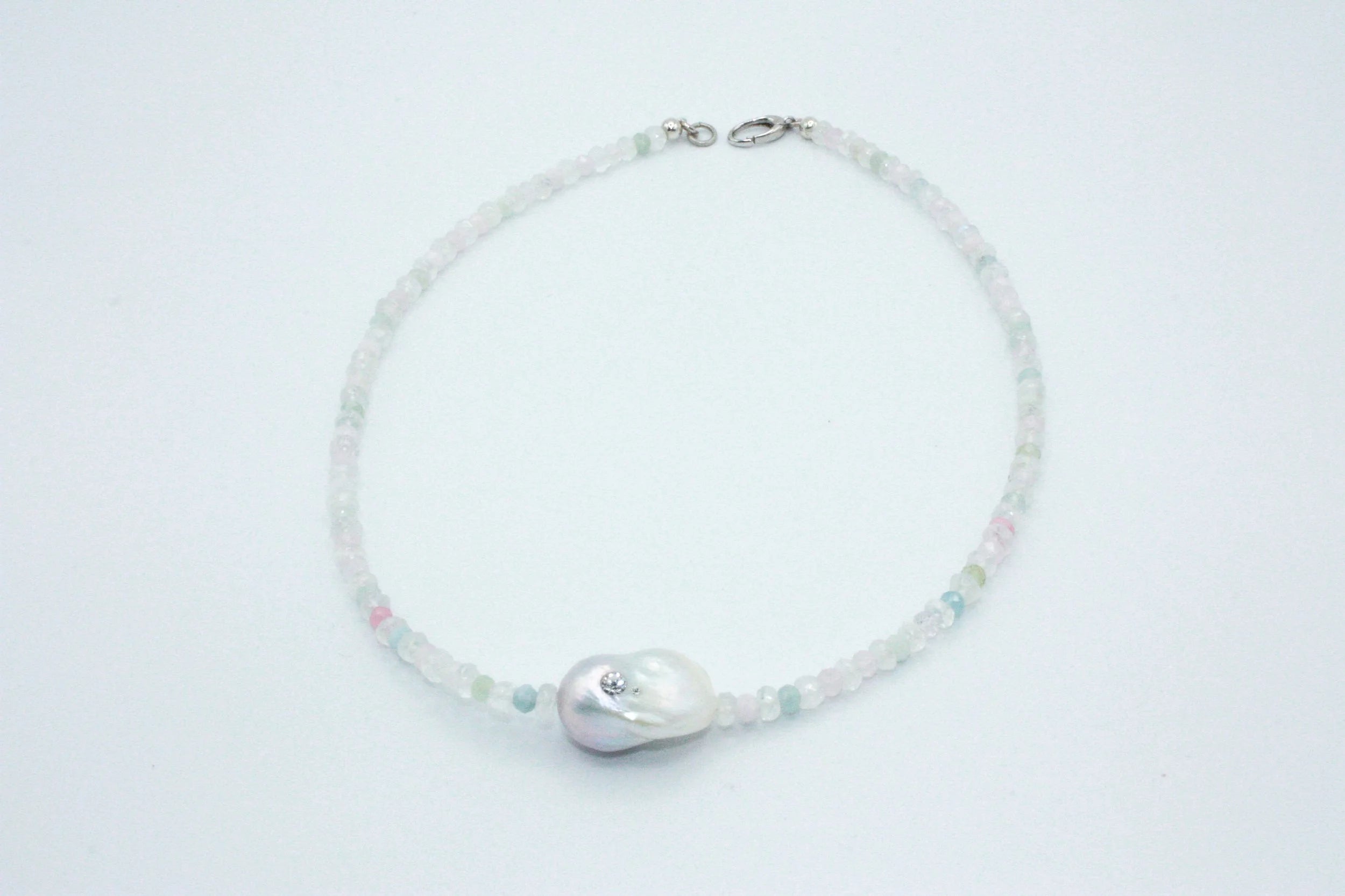Pastel Baroque Pearl Chocker