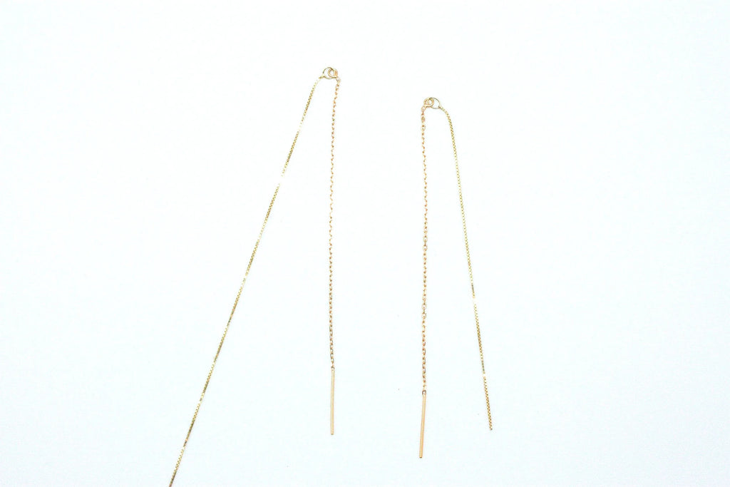 Gold Thread Earrings