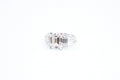 Three Emerald Cut Ring