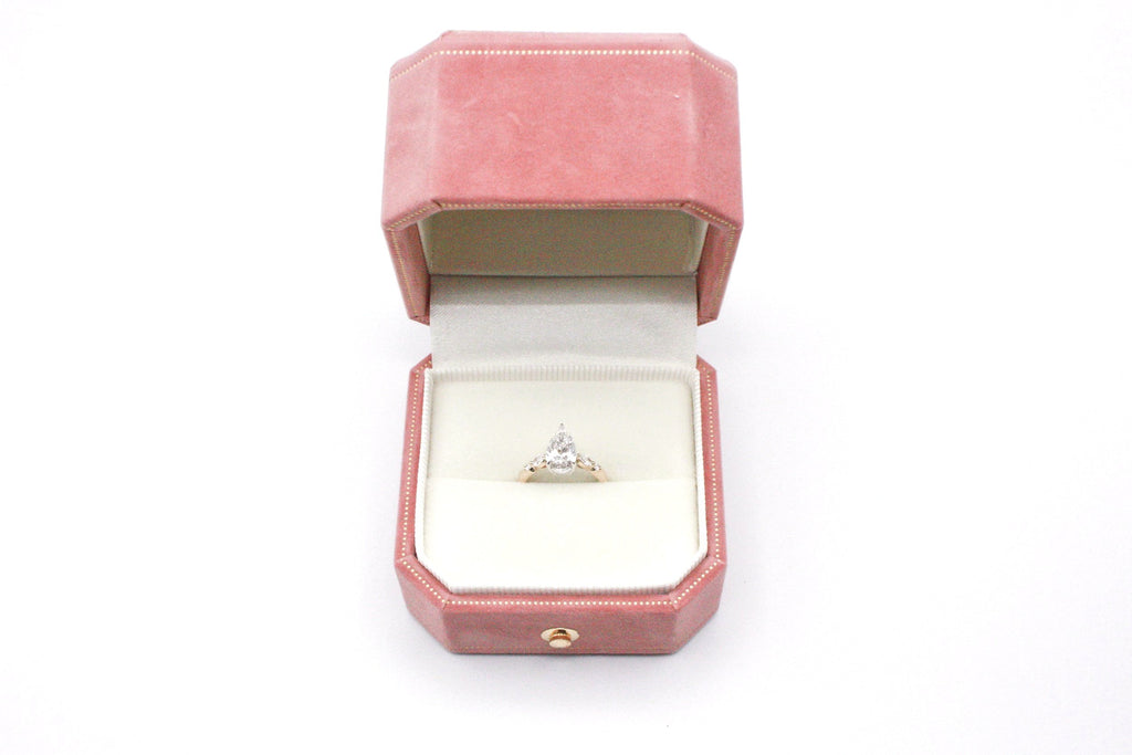 Pear Center Engagement Ring