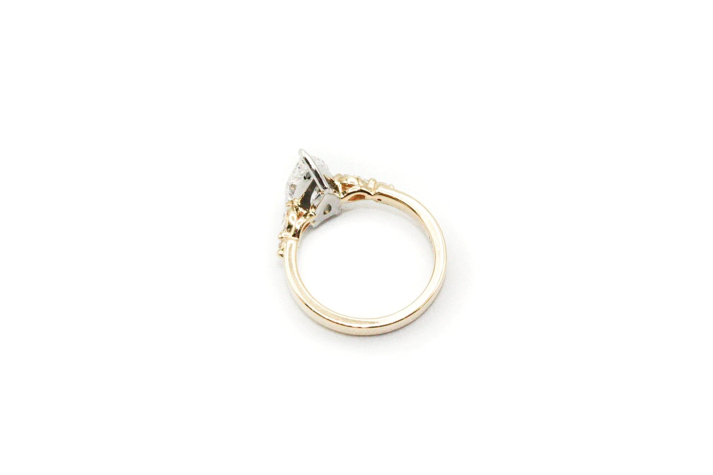 Pear Center Engagement Ring