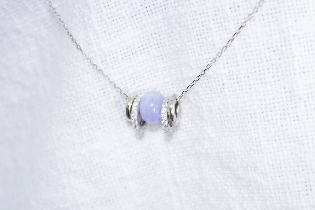 Lavender Beads Necklace