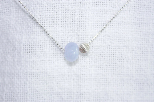Toi et Moi Lavender Jade Bead Necklace
