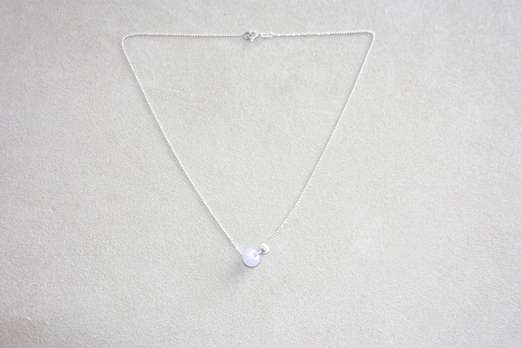 Toi et Moi Lavender Jade Bead Necklace