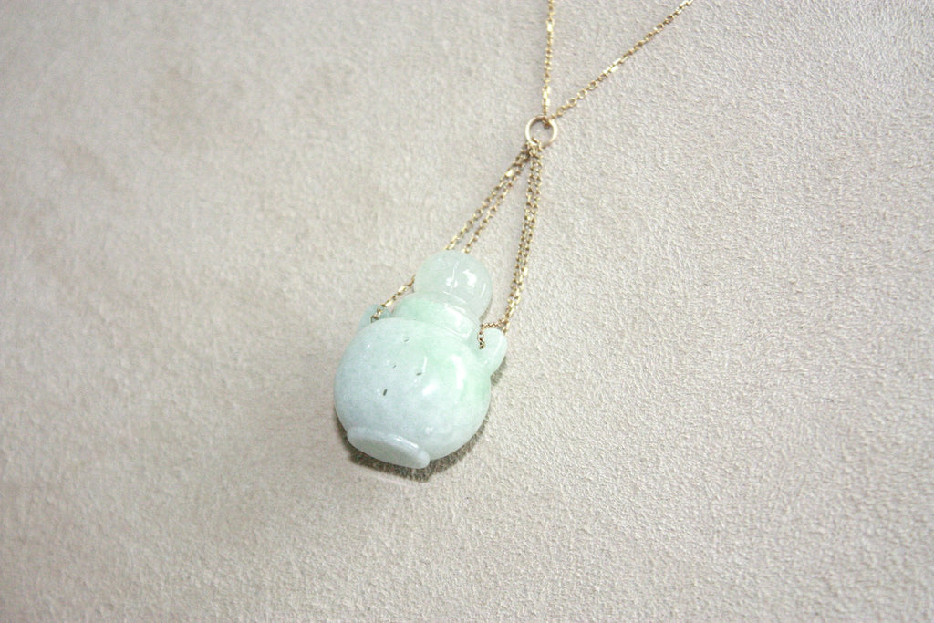 Perfume Bottle Jade Necklace