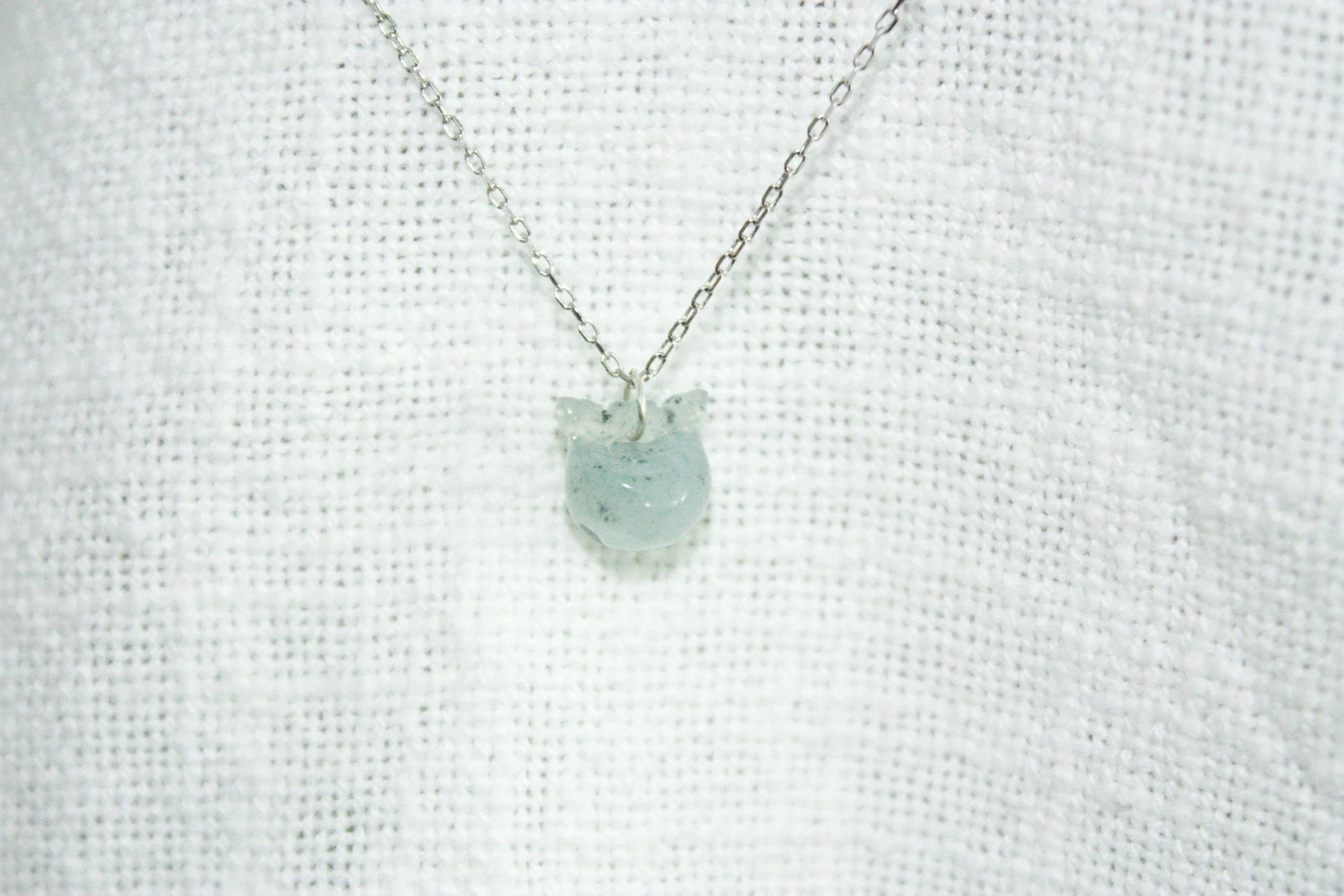 Jelly Jade Bell Necklace