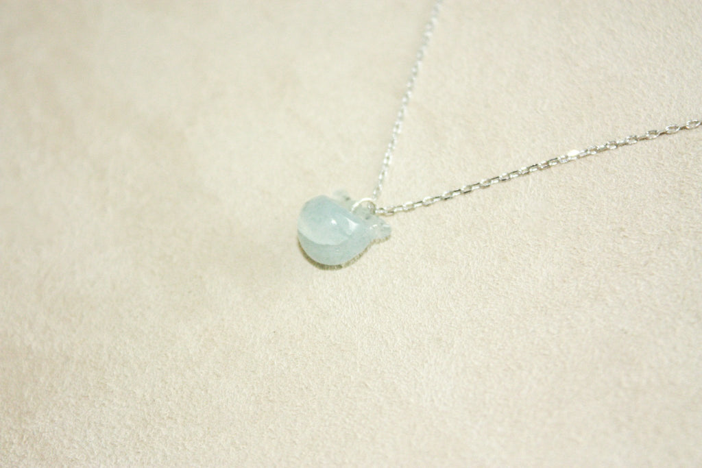 Jelly Jade Bell Necklace