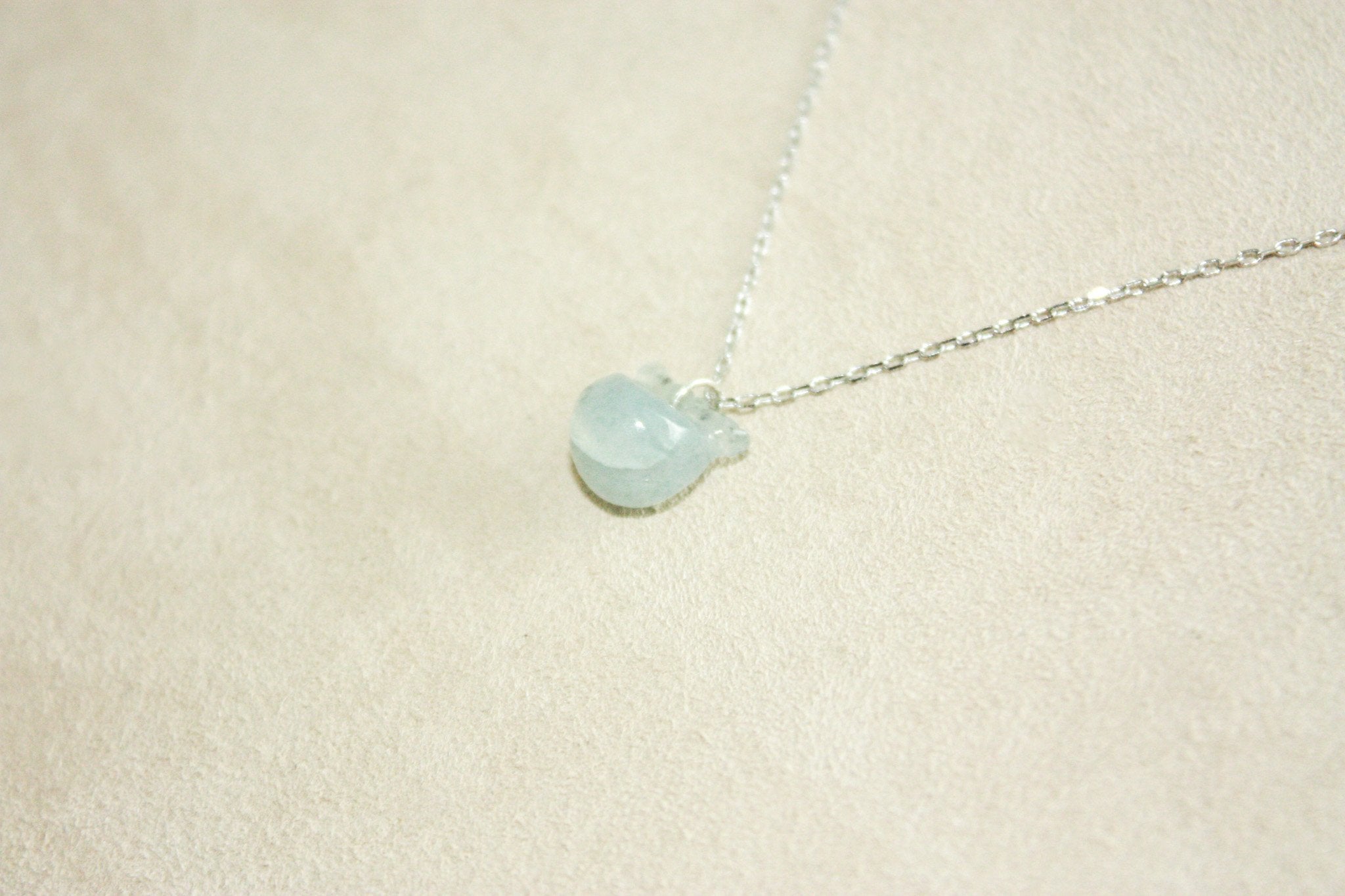 Jelly Jade Bell Necklace