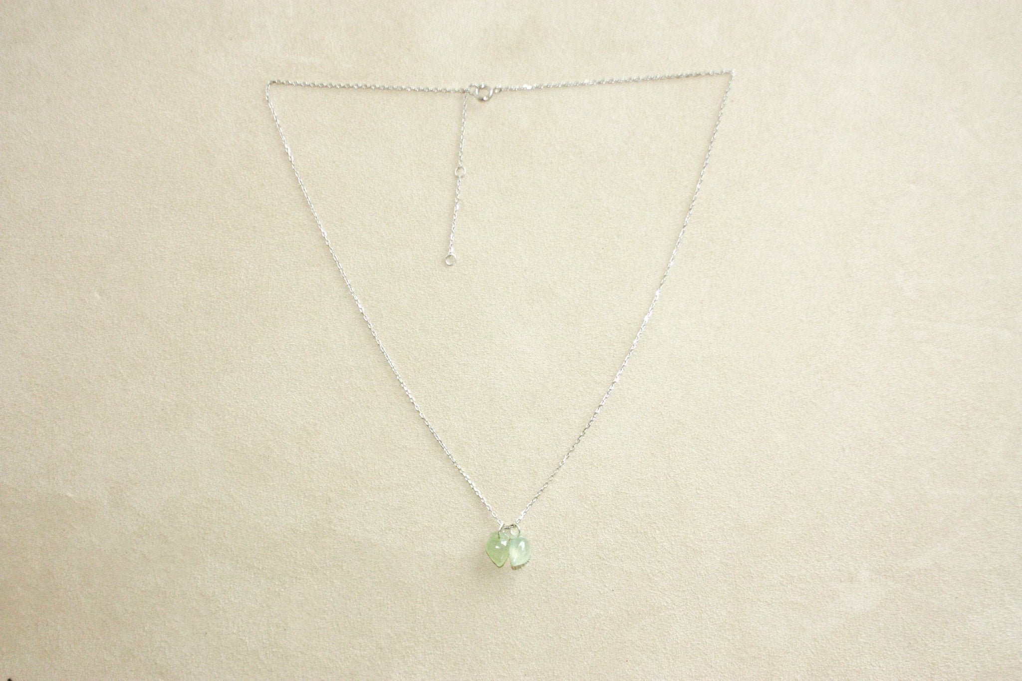 Peach Pair Perfect Jade Necklace