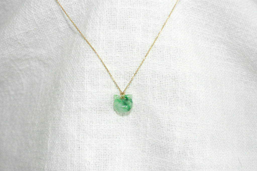 Green Bell Jade Necklace