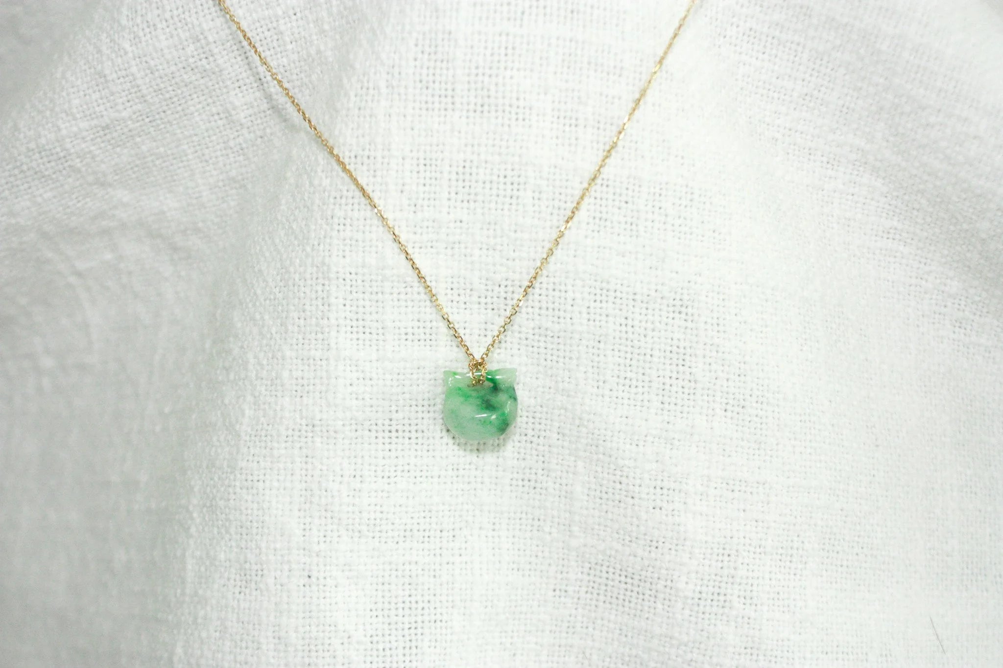Green Bell Jade Necklace