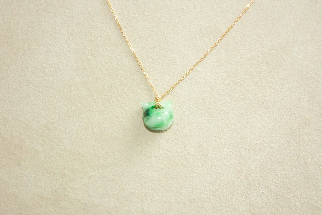 Green Bell Jade Necklace