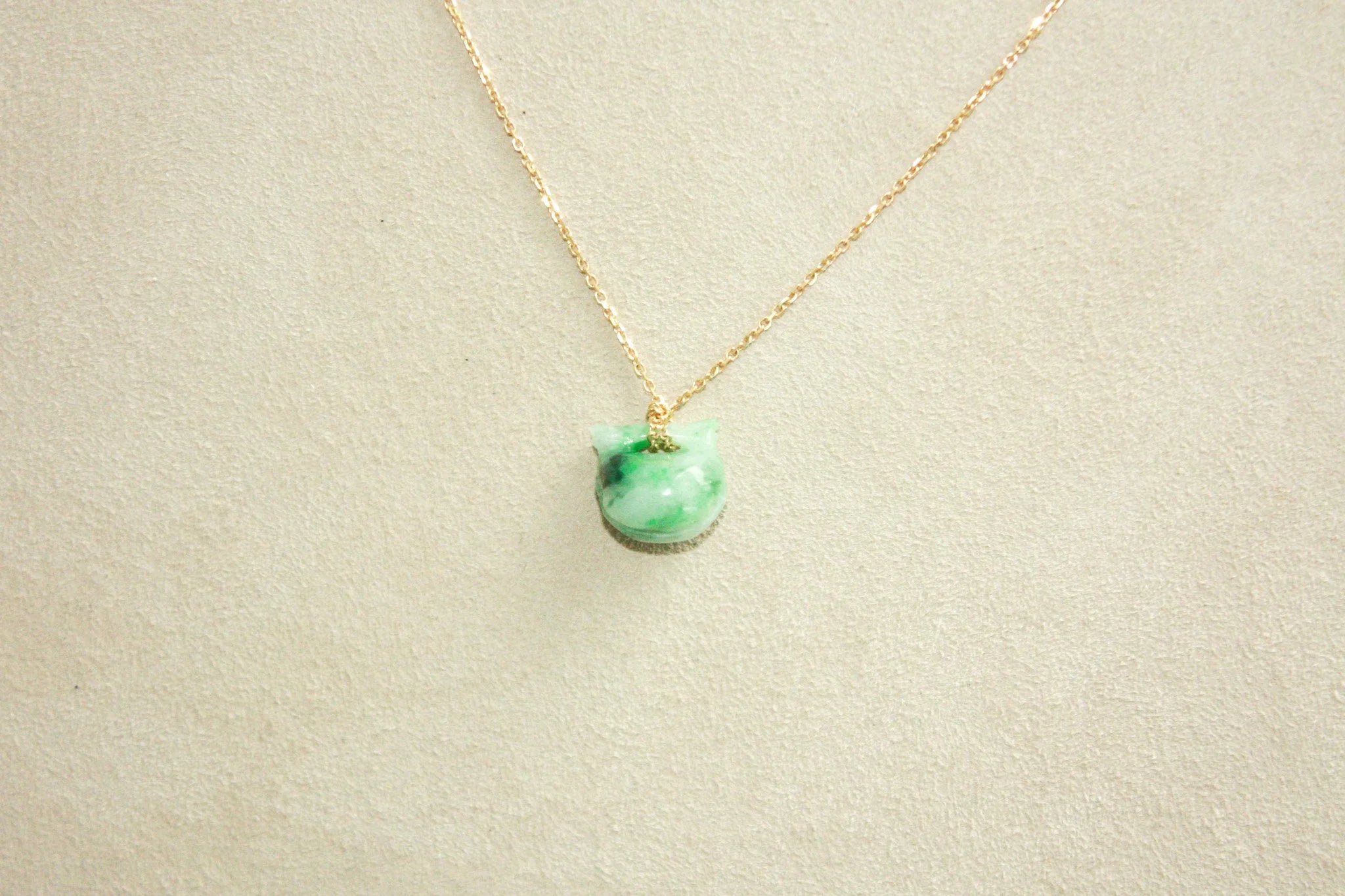 Green Bell Jade Necklace
