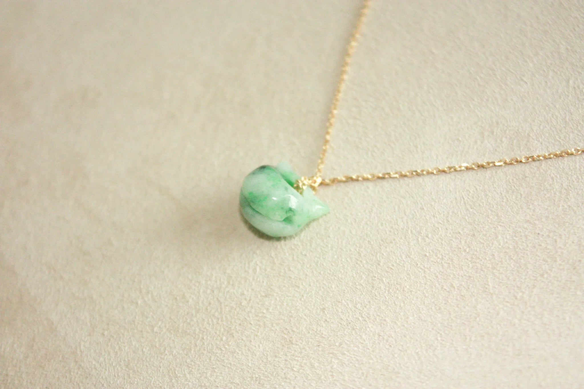 Green Bell Jade Necklace