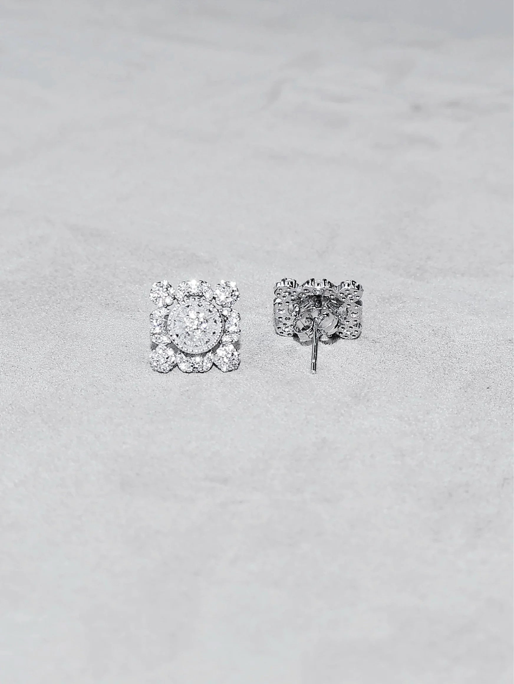 Fleur Halo Stud Earrings