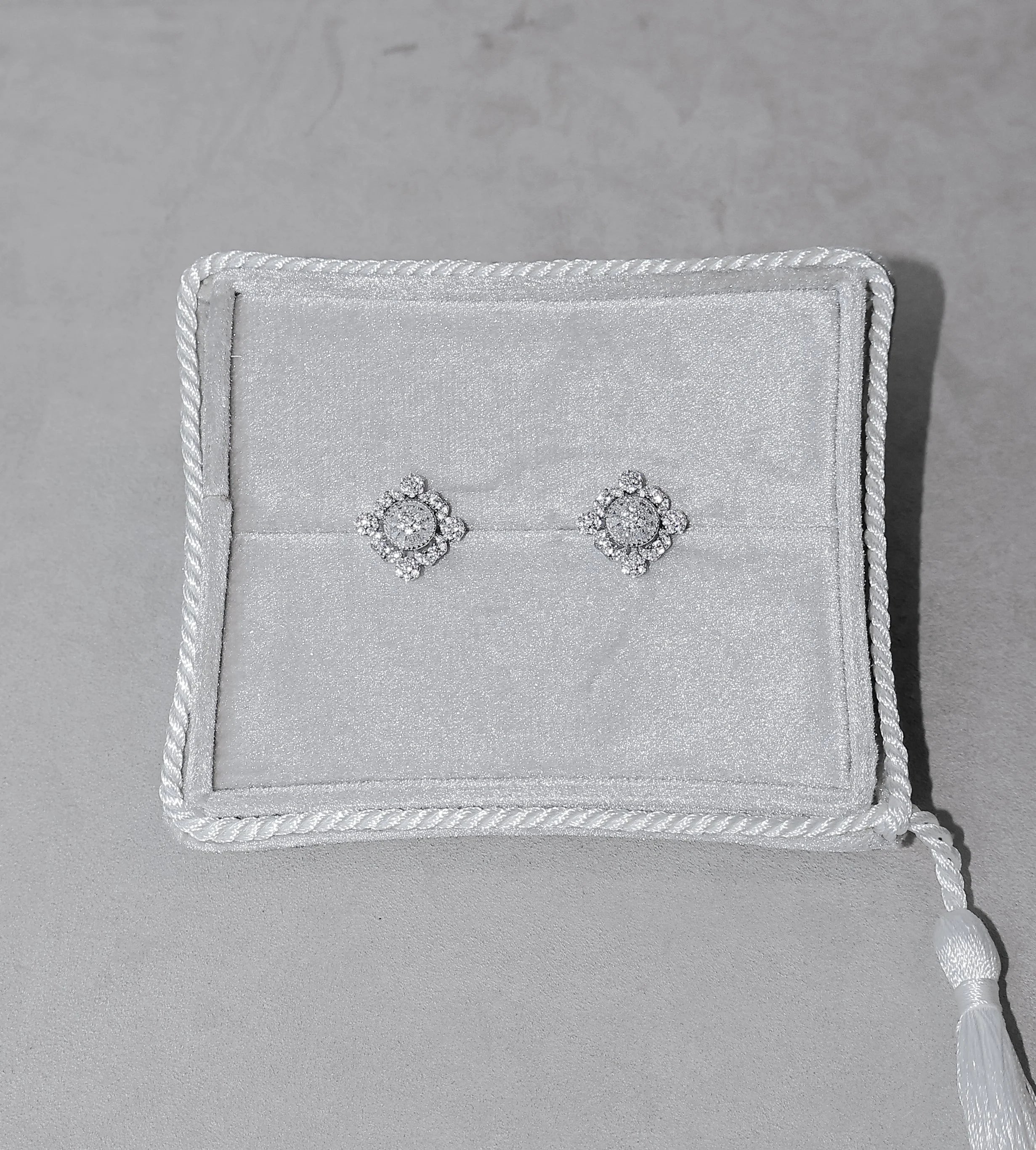 Fleur Halo Stud Earrings